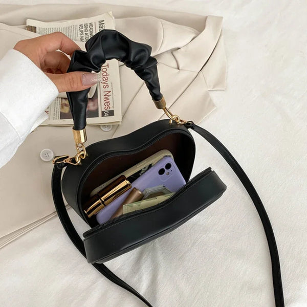 Heart-shaped Lovely PU Leather Vintage Casual Shoulder/HandBags