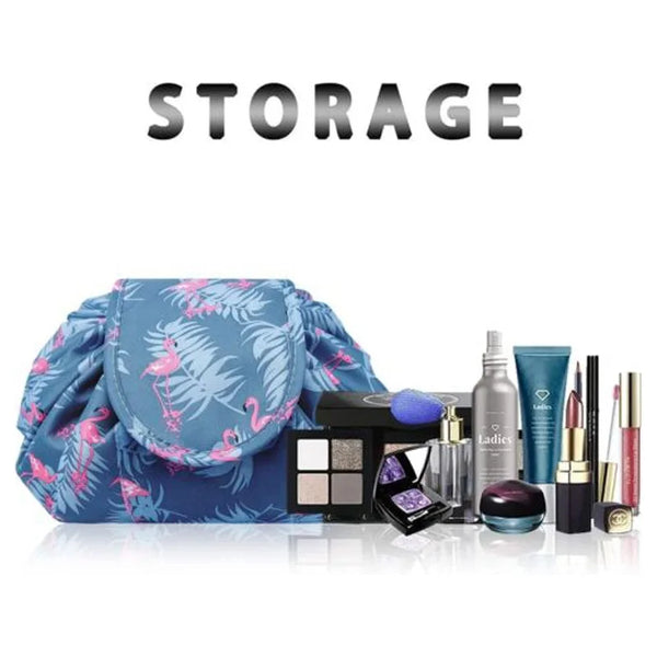 Lazy Drawstring Magic Cosmetic Pouch Bag